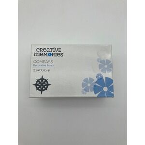 Creative Memories - Compass- Decorative Punch -  EUC With Box